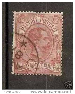 1884-86 REGNO USATO PACCHI POSTALI 50 CENT - RR1118 - Colis-postaux