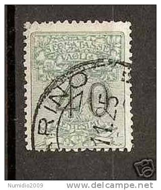 1924 REGNO USATO SEGNATASSE PER VAGLIA 40 CENT - RR1130 - Portomarken
