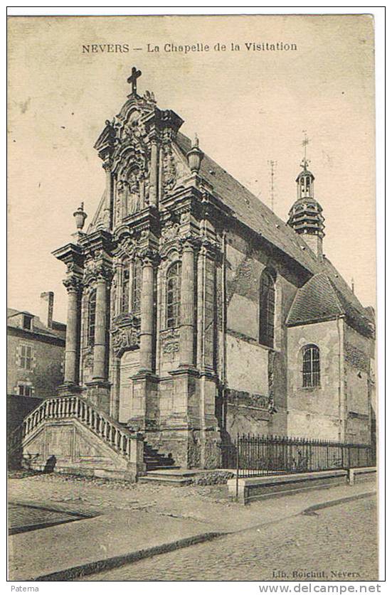 NEVERS, Capilla  De La Visitation,Francia)  Postal, Posta Card, Postkarte - Nevers