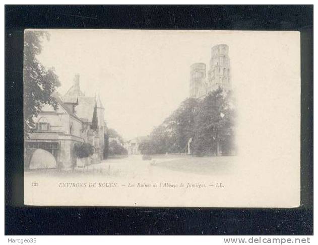 Env.de Rouen Les Ruines De L'abbaye De Jumièges édit.LL N° 121 Belle Carte Précurseur - Jumieges