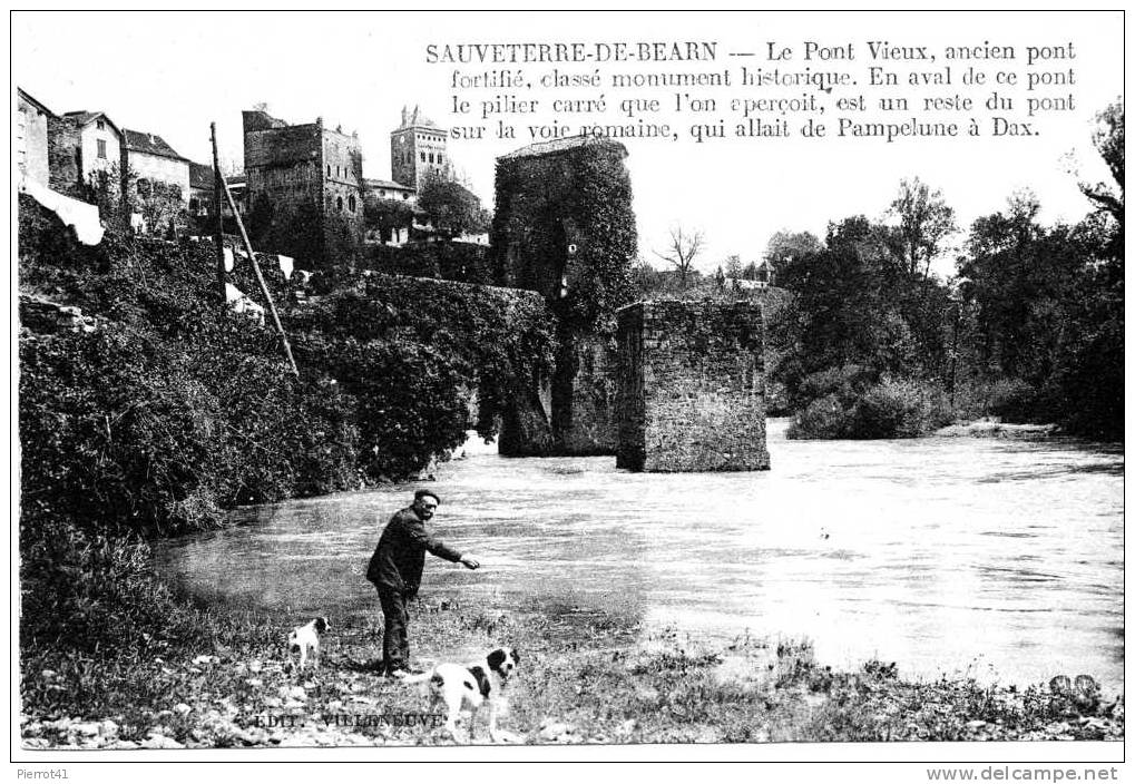 SAUVETERRE DE BÉARN - Le Pont Vieux - Sauveterre De Bearn