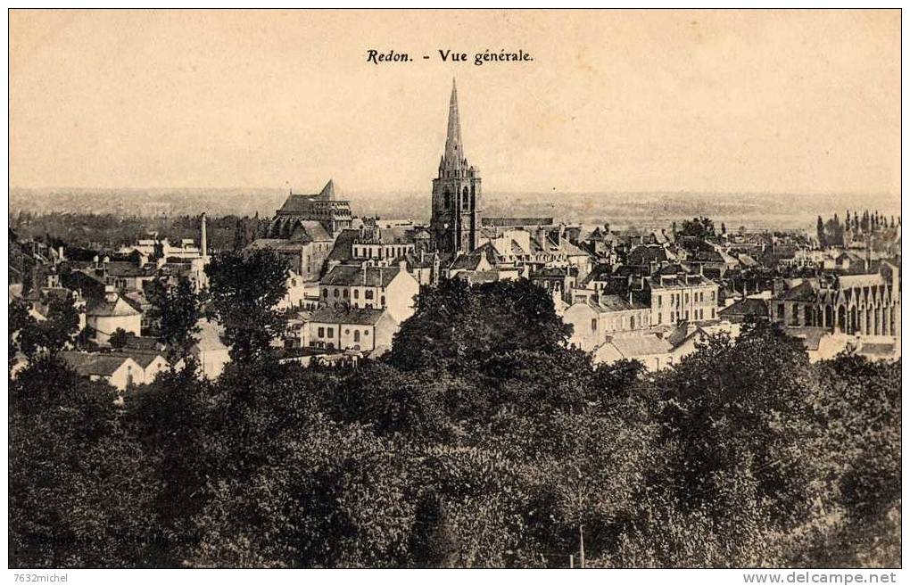 35 - REDON - Vue Générale - Redon