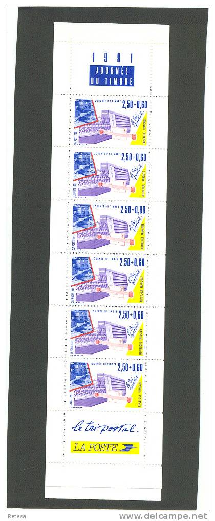 FRANKRIJK  CARNET  DAG VAN DE POSTZEGEL 1991 ** - Stamp Day