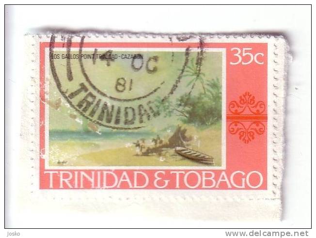 Trinidad & Tobago - Used Stamp On Paper - Trinité & Tobago (1962-...)