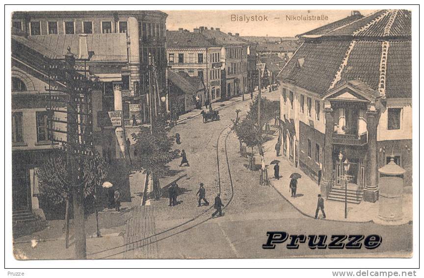 Bialystok 1915, Nicolaistrasse - Pologne