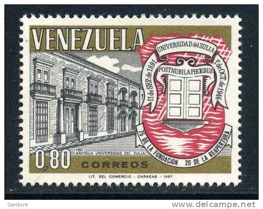 VENEZUELA 1967 Zulia University Yvert Cat. N° 756  MINT NO GUM - Ete 1968: Mexico