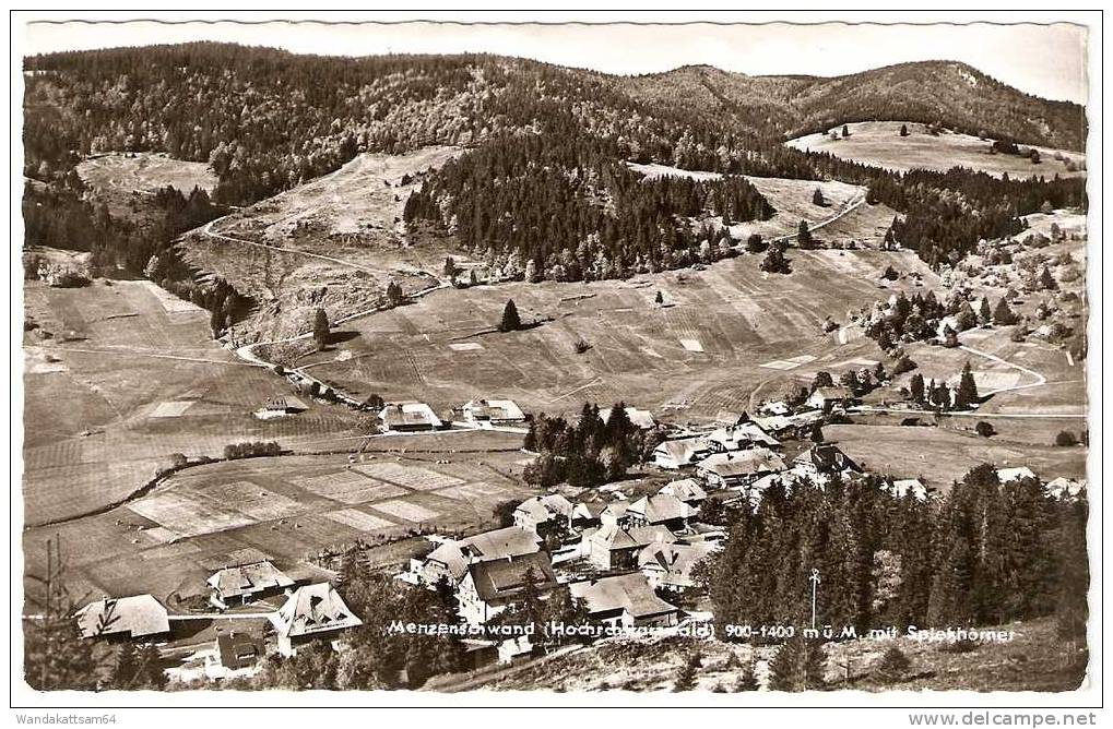 AK Menzenschwand (Hochschwarzwald) 900-1400 M ü. M. Mit Spießhörner 7.4.64 - 18 7822 ST. BLASIEN Nach Singen A. H. - St. Blasien