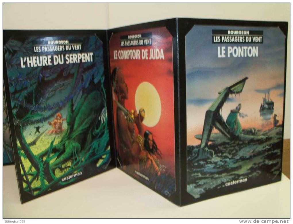 BOURGEON. LES PASSAGERS DU VENT. PLV Casterman, Regroupant Les 5 COUVERTURES De La Série. SD 1984. - Objets Publicitaires