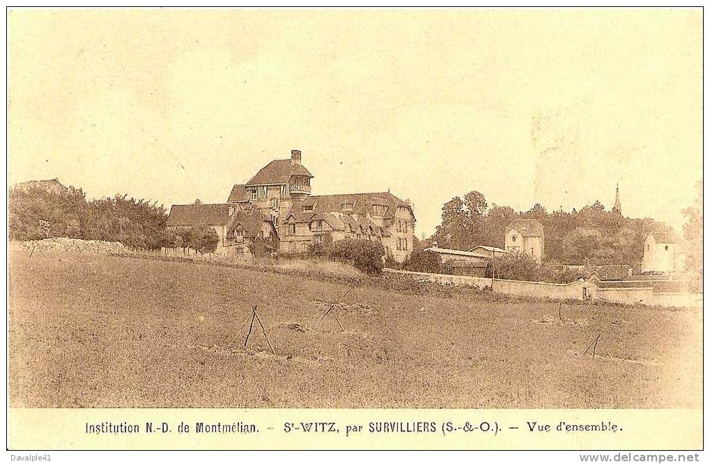 95  SAINT  WITZ  PAR SURVILLIERS  INSTITUTION N.D DE MONTMELIAN VUE D'ENSEMBLE - Saint-Witz