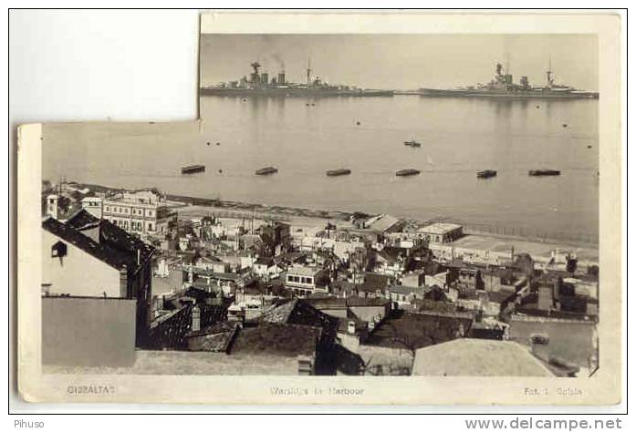 GIB11 : GIBRALTAR : Warships In Harbour - Gibraltar