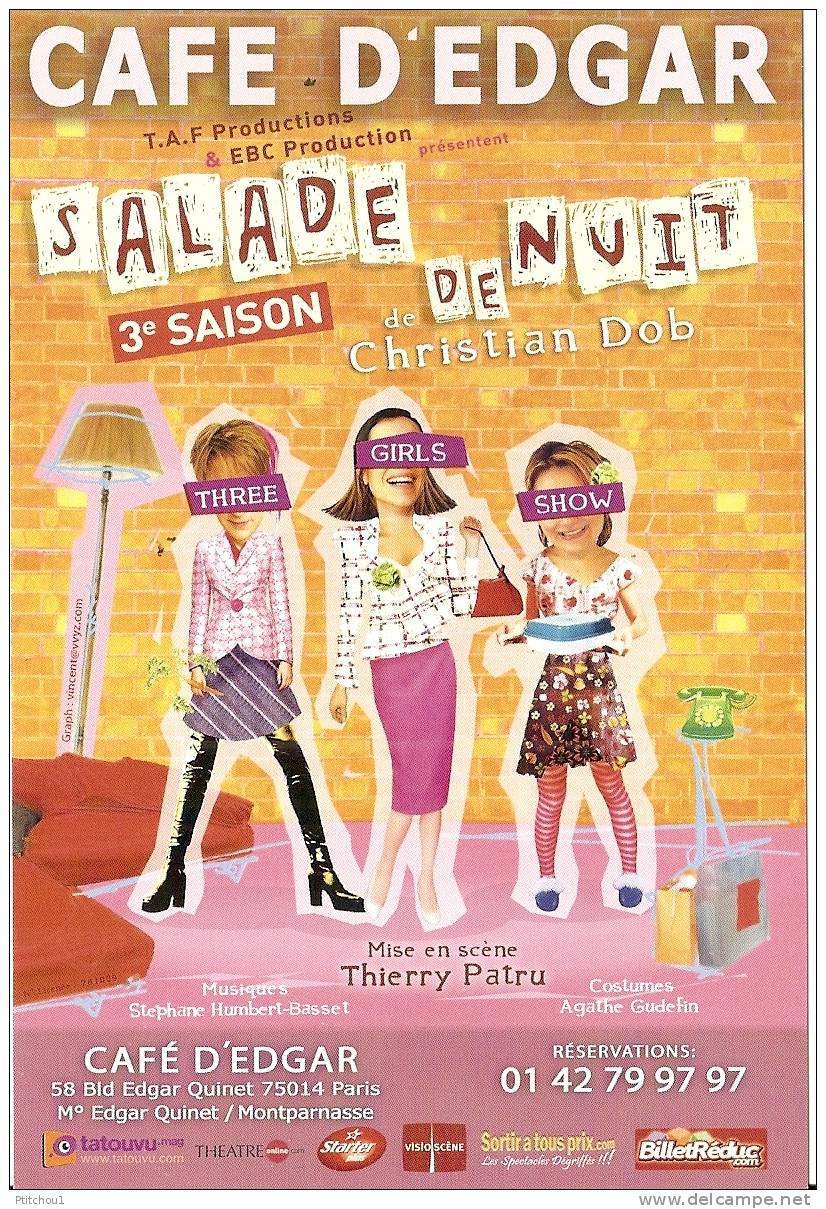 Café D'Edgar Salade De Nuit De Christian DOB - Kabarett