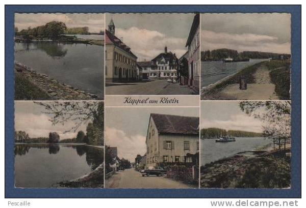 BADEN WÜRTTEMBERG - CP KAPPEL AM RHEIN - FRITZ JÄGER LEBENSMITTEL BÄCKEREI - THEO LEUZE PFULLINGEN - 1960 - Autres & Non Classés