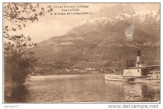 Duingt. Talloires Et La Pointe De Lanfont - Duingt