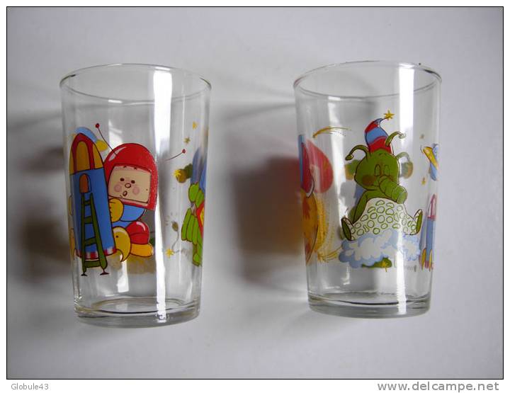 2 VERRES (A MOUTARDE) - Glazen