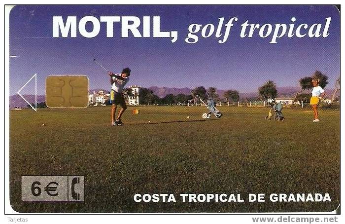 CP-248 MOTRIL GOLF TROPICAL DE FECHA 3/02 Y TIRADA 131500 - Commemorative Advertisment