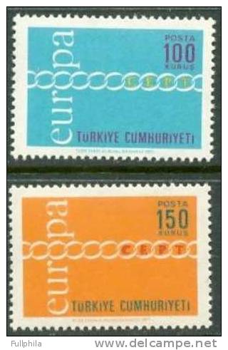 1971 TURKEY EUROPA CEPT MNH ** - 1971