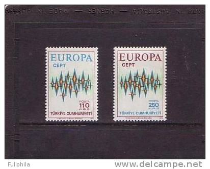 1972 TURKEY EUROPA CEPT MNH ** - 1972