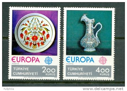 1976 TURKEY EUROPA CEPT HANDWORKS MNH ** - 1976