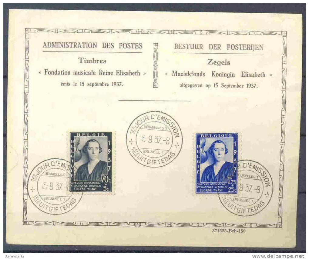 Belgie - Belgique Ocb Nr :  FDC 456 - 457   (zie Scan) Charniere ! - ....-1951