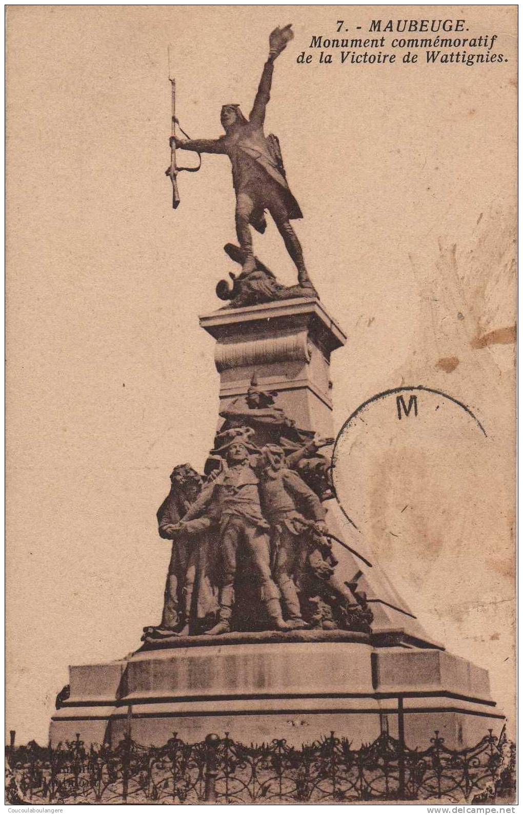 MAUBEUGE (59) - Monument Commémoratif De La Victoire De Wattignies - Maubeuge