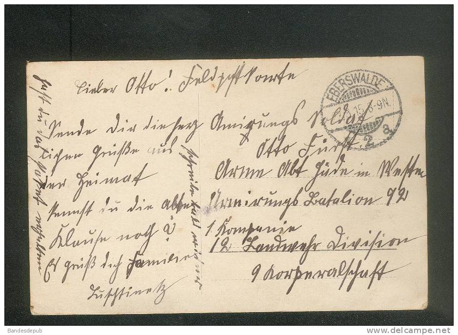 Allemagne - Carte Photo Cachet De EBERSWALDE Représentant Une Grosse Batisse ( Hôtel ?? ) - Eberswalde