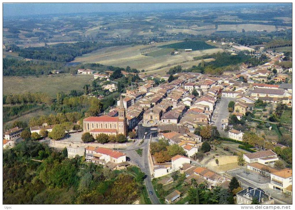 CPSM - 82 - LAFRANCAISE - Vue Générale Aérienne - 408 - Lafrancaise