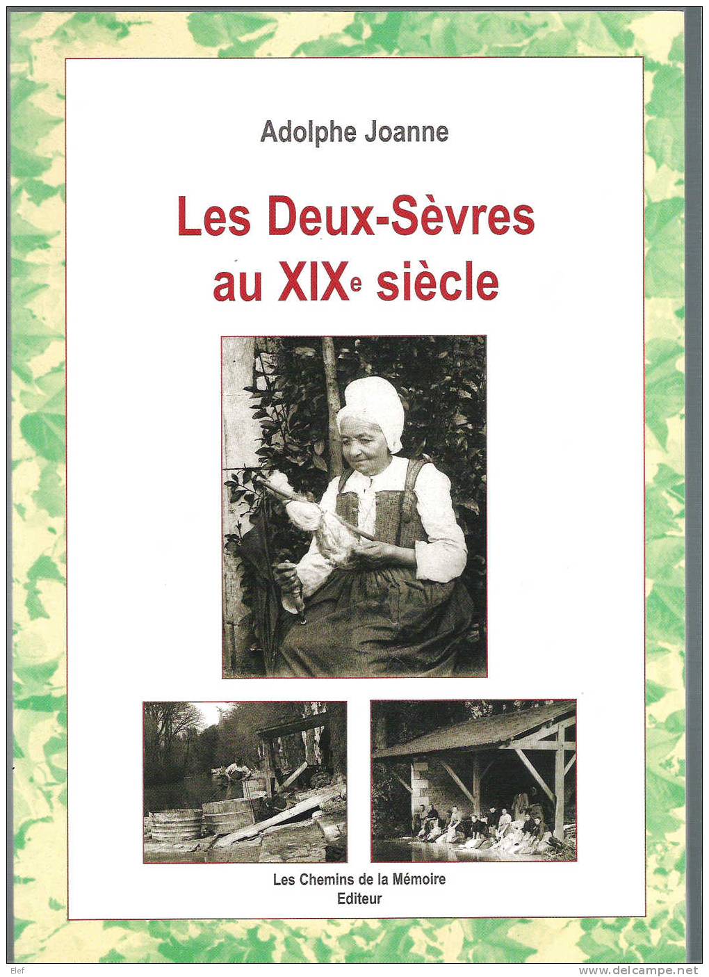 Livre"LES DEUX-SEVRES Au XIX E Siècle"Adolphe Joanne;Histoire+Dictionnaire Communes;Cartes Postales,Photos.etc;144 P,SUP - Bücher & Kataloge