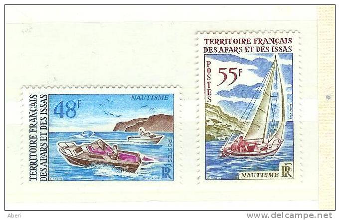 AFARS ET ISSAS - N° 363 à 364** -  NAUTISME - Unused Stamps