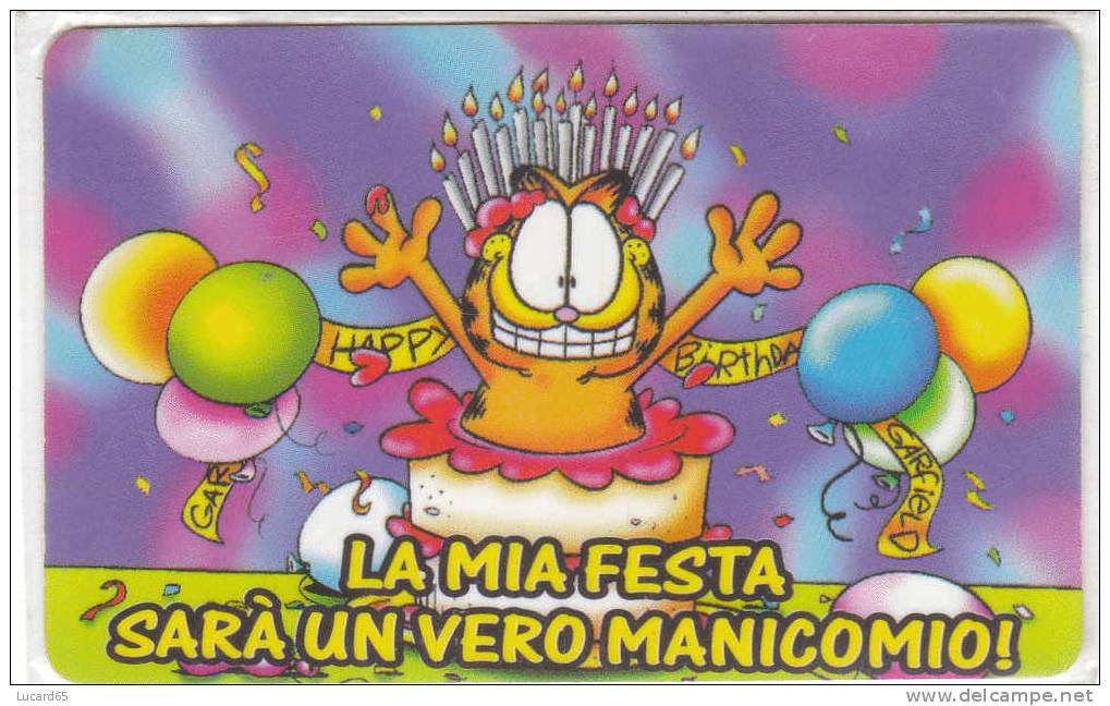 PAWS - GARFIELD - CARDS - LA MIA FESTA SARA´ UN VERO MANICOMIO - Other & Unclassified
