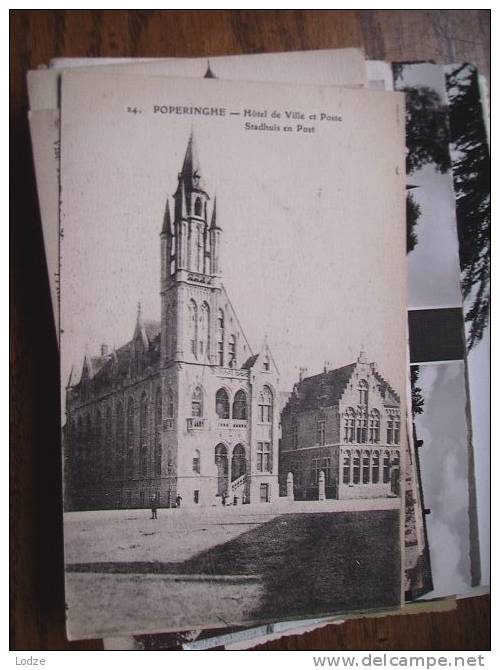 België Belgique Poperinghe Stadhuis En Postkantoor Oud - Poperinge