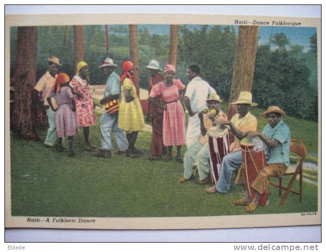 Haiti Danse Folklorique Couleur Tambour Edition Paul Couba - Haïti