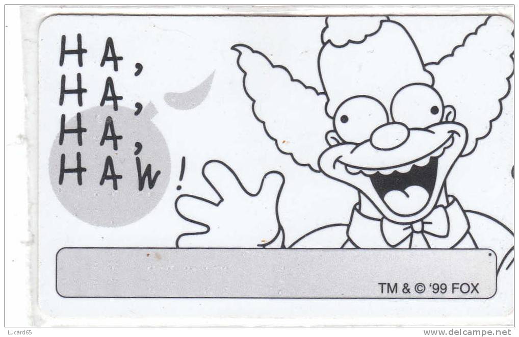 MATT GROENING - SIMPSON - CARDS - Altri & Non Classificati