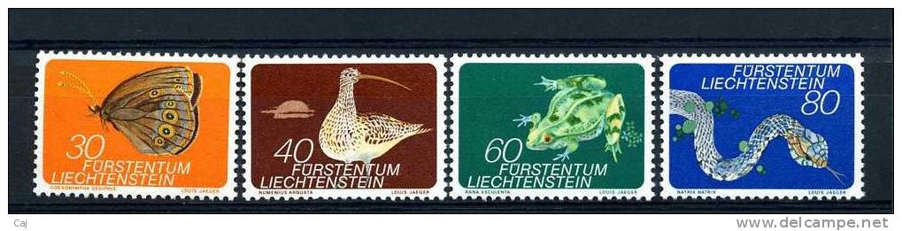 Liechtenstein  :  Yv  538-40  **  ,  à 22 % De La Cote Yvert - Unused Stamps