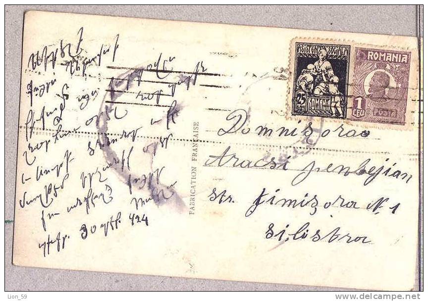 Bulgaria Romania SILISTRA - ARMENIA TEX - BEAUTIFUL FRENCH GIRL 1924 Pc 7919 - Occupations