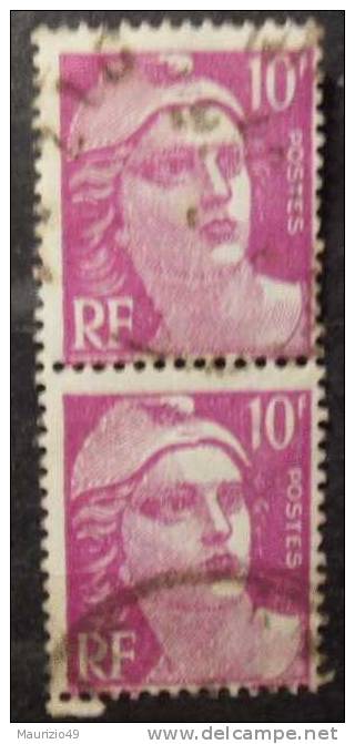 FRANCIA 1948-49 Nr 811 X 2 Coppia - 10 F. Marianna Di Gandon - 1945-54 Marianna Di Gandon