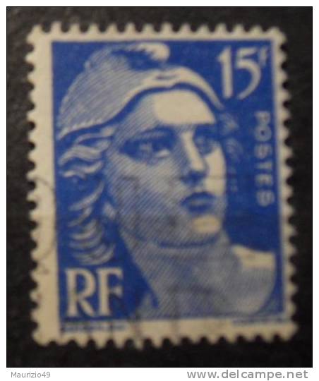 FRANCIA 1951 Nr 886 - 15 F. Marianna Di Gandon Oltremare Più Scuro - 1945-54 Marianna Di Gandon