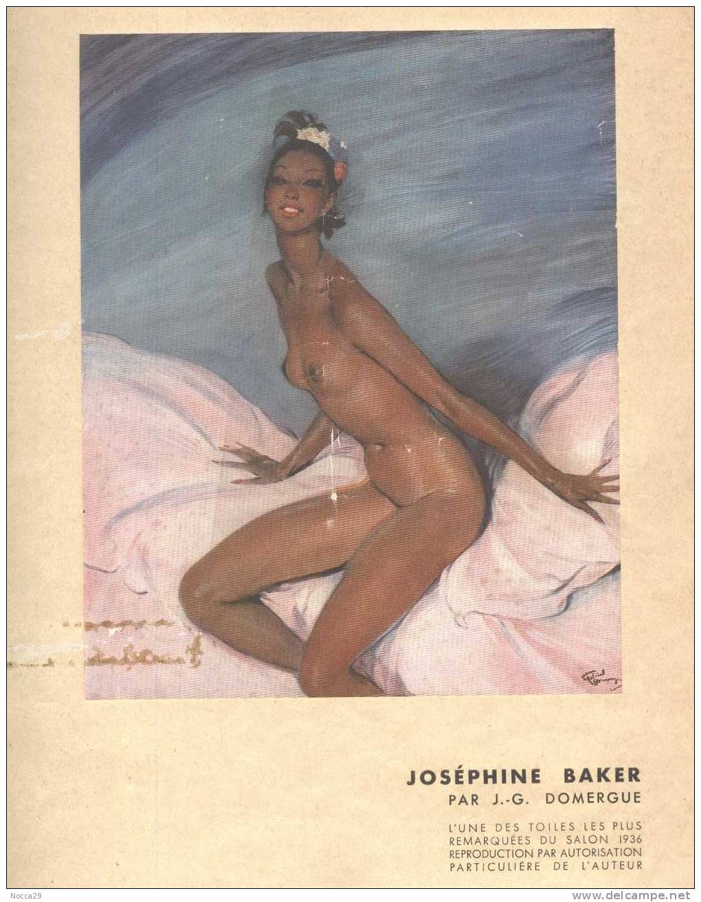 FOLIES BERGERE 1937 RARO NUMERO DEDICATO ALLA GRANDE JOSEPHINE BAKER - 1900 - 1949