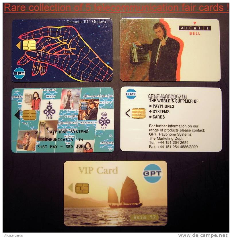 Smartcards: Rare Collection Of Good "TELECOM FAIR" - Cards! - Collections