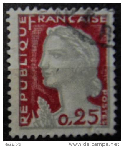 FRANCIA 1960 Nr 1263 - 25 C. Marianna Di Decaris - 1960 Marianne (Decaris)
