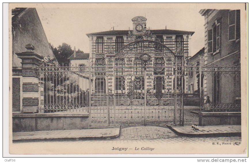 CPA YONNE 89 JOIGNY   LE COLLEGE - Joigny