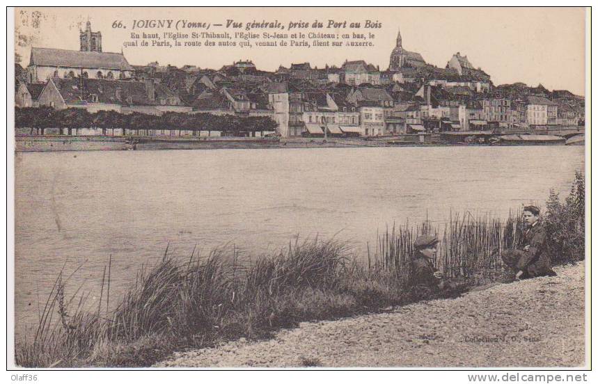 CPA YONNE 89 JOIGNY N°66  Vue Générale Prise Du Port Au Bois - Joigny