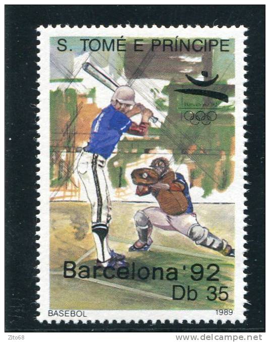 SAINT-THOMAS ET PRINCE 1989 JO Barcelone Y&T 979** - Baseball