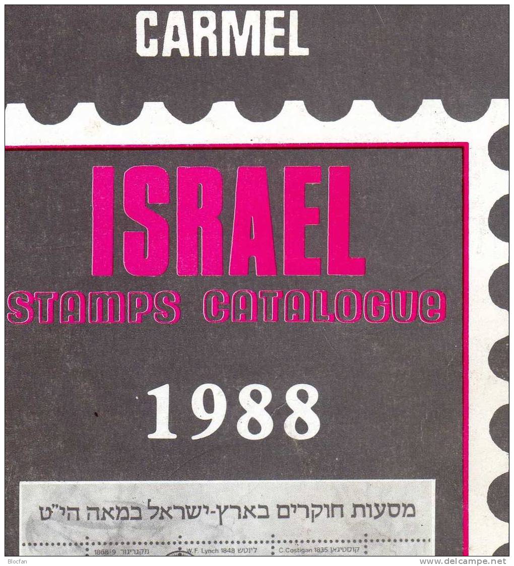 Israel Stamps Catalogue 1988 Antiquarisch 16€ In English - Manuali