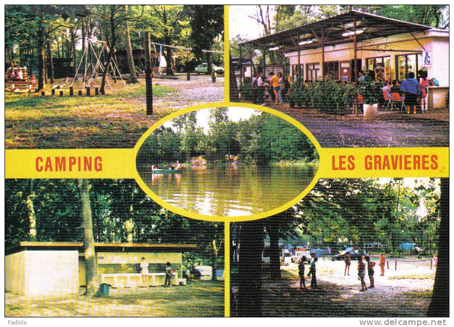 Carte Postale 33. Bordeaux  Camping "Les Gravières"  Partie De Pétanques Trés Beau Plan - Bordeaux