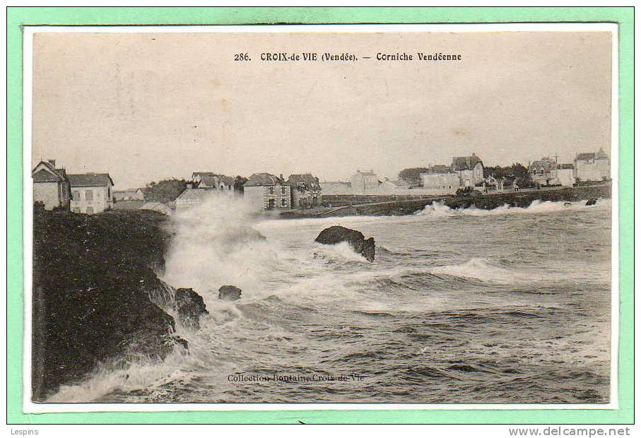 85 - CROIX DE VIE -- Corniche Vendéenne - Saint Gilles Croix De Vie