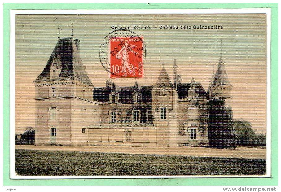 53 - GREZ En BOUERE -- Château De La Guénaudière - Crez En Bouere