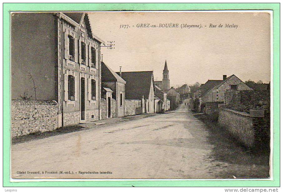 53 - GREZ En BOUERE -- Rue De Meslay - Crez En Bouere