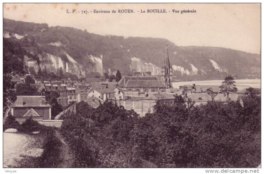 Environs De Rouen - LA BOUILLE ¤ Vue Générale  1911 - La Bouille