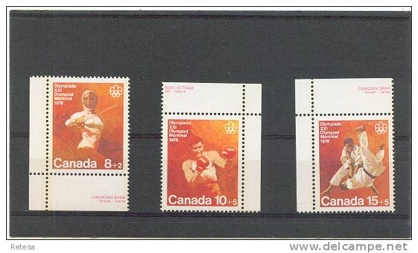 CANADA  OLYMPISCHE SPELEN  MONTREAL 76 - 1975 ** - Sommer 1976: Montreal
