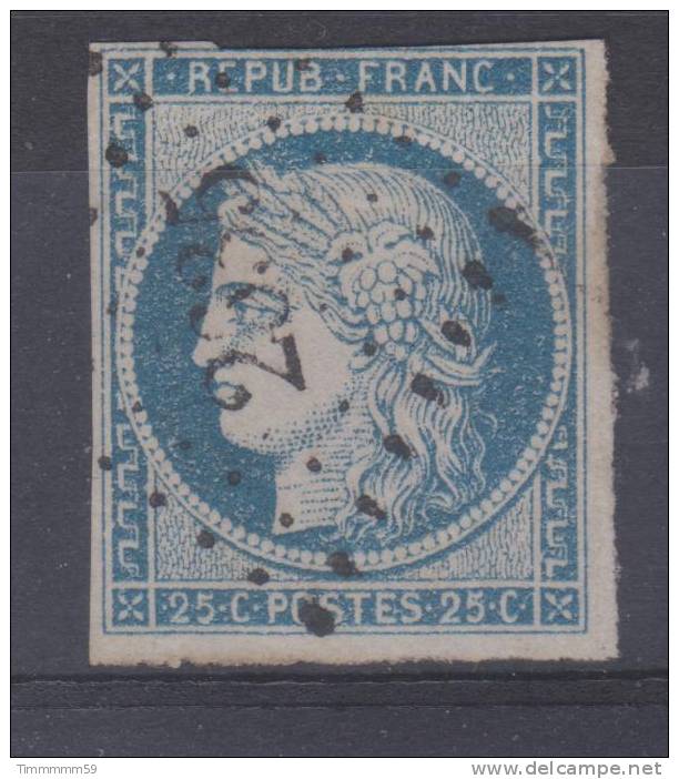 Lot N°9713  N°4   Oblit PC 2635 RECEY-S-OURCE (20), Ind 5 - 1849-1850 Ceres